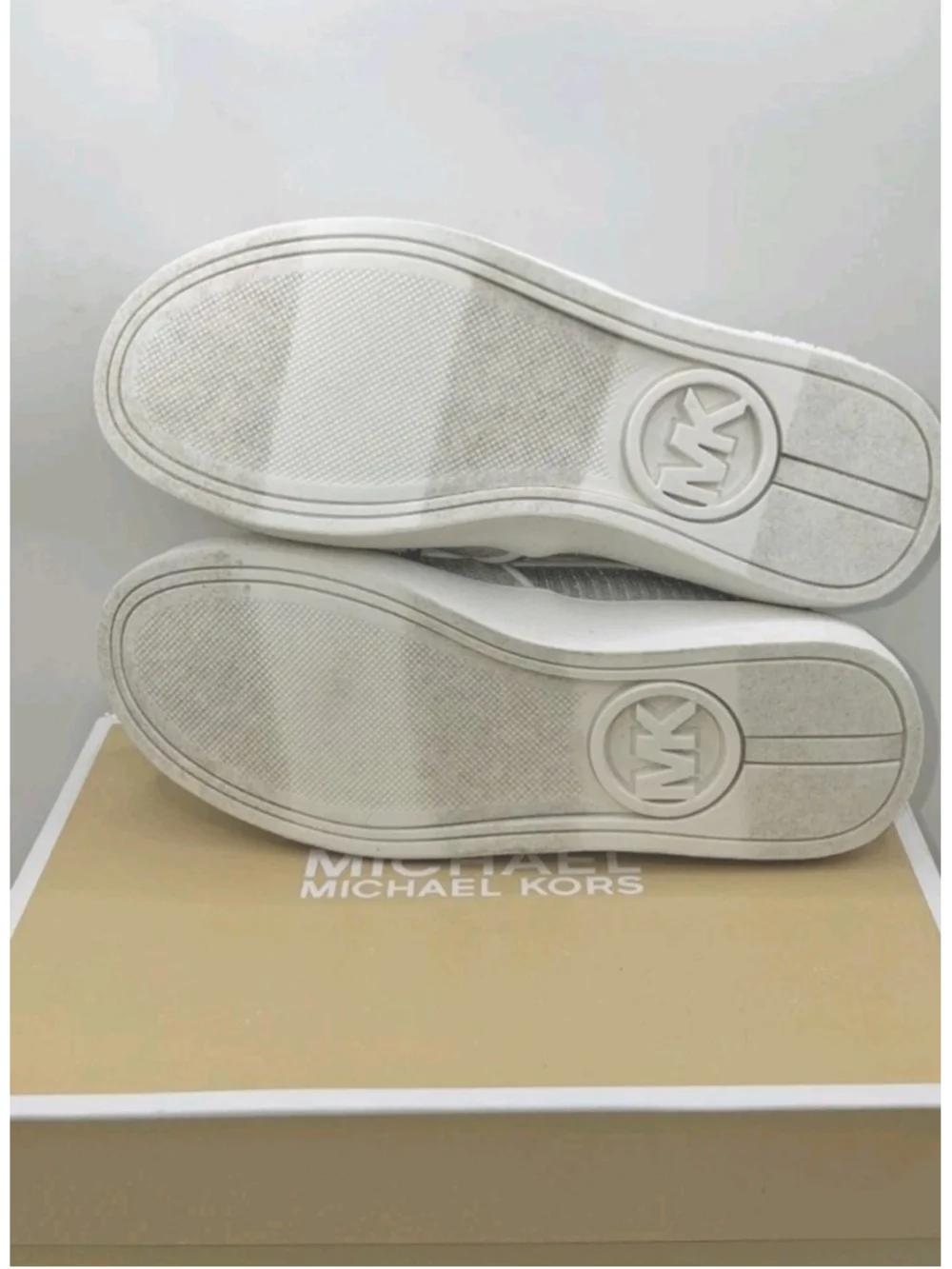 Michael KORS girls Jem Rachel2 Shoes Size Kids 13 Color White And Silver - Picture 5 of 6